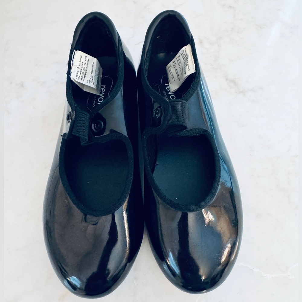 Patent Black Tap Shoes